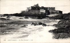 CPA St Malo the Fort National one
