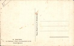 CPA St Malo Le Chateau Tour La Generale et le Grand Donjon