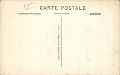 CPA St Malo the Fort National one has Low tide Fort The National At low tide