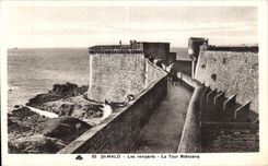 CPA St Malo walls the Bidouane Tower