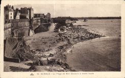 CPA St Malo the Beach of Good Help has high tide