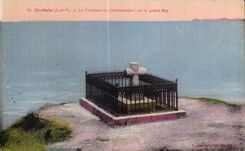 CPA St Malo Le Tombeau de Chateaubriant sur le grand Bey