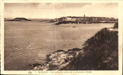 CPA St Malo View taken of the Cornice Aleth