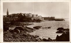 CPA Dimensions Emeraude St Malo (Brelagne) the Walls (Left Western XIII century)