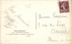 CPA Dimensions Emeraude St Malo (Brelagne) the Walls (Left Western XIII century)