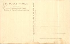 CPA Saint Malo (IIIe-and Unpleasant) Tomb of Chateaubriant to the Large Bey