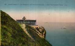 CPA Saint Malo the Tomb Of Chateaubriant Chateaubriant