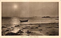 CPA Saint Malo Roads in the Twilight
