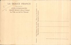 CPA Dimensions Emerald Malo Saint (III-and-Unpleasant) the City seen of Fort National