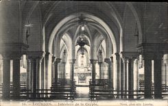 CPA Lourdes Interieur de la Crypte