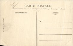 CPA St Malo before port with the moonlight