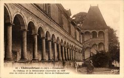 CPA Chateaubriant Colonnades of the Castle of Renaissance