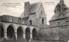 CPA Chateau de Vitre Promenoir et lanterne Renaissance Bretagne