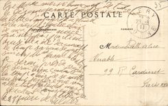 CPA esmalta el castillo de Rocbers Sevigne la torrecilla de la escalera de I