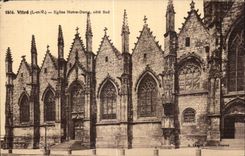 CPA esmalta la pieza meridional de Notre Dame de la iglesia