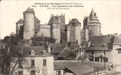 CPA Vitre Vue generale du Chateau