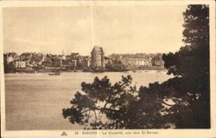 CPA Dinard La Vicomte vue vers St Servan