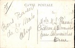 CPA Dinard St Enogat Le Chateau la Grotte de la Goule es Fees