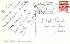 CPA Dinard Vue Prise du Casino