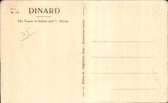 CPA Dinard La Vicomte Tour Solidor et St Servan