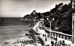 CPA Dinard La Digue et la Pointe du Moulinet