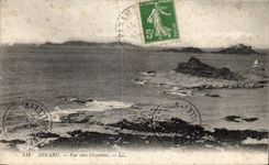 CPA Dinard Vue Vers Cezembre