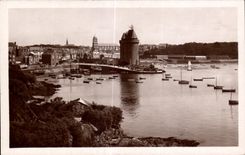 CPA Saint Servan Le Port St Pere et la Tour Solidor