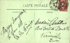 CPA el vizconde la manera cubierta