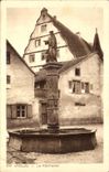 CPA Andlau the Fountain