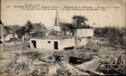 CPA Eglingen Bombards by German