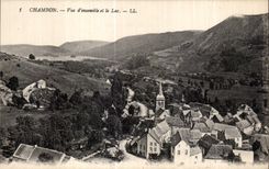 CPA Chambon Seen together and the Lake