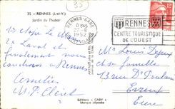 CPA Rennes Jardin du Thabor