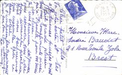 CPA Rennes Palace Passeur et Avenue