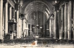 CPA Rennes Interieur de la Cathedrale