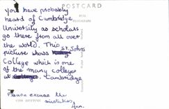 CPA St John s College Cambridge