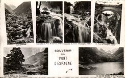 CPA Souvenir Of the bridge Spain