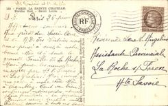 CPA Paris Sainte the Vault Southern Porch Holy Louis