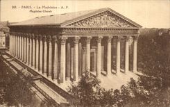CPA Paris the Madeleine Magdalen Chareh