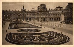 CPA Paris mientras que da un paseo el lugar del carrusel en la lumbrera contenta