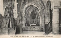CPA Paris Church Saint Julien Poor Nefect Septientrional Vault
