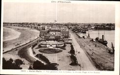 CPA Saint Malo View towards the Casino Large the Beach and Basins
