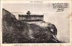 CPA Saint Malo (Brittany) Large Be Tomb of Chateaubriant