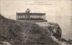 CPA St Malo the Tomb of Chateaubriant