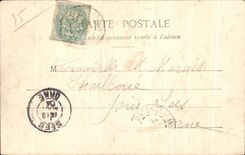 CPA St Malo the Tomb of Chateaubriant