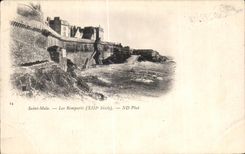 CPA Saint Malo the Walls (XIII Century)