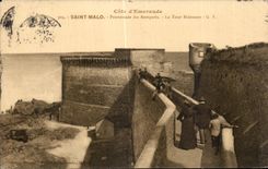 CPA Saint Malo Walk of the Walls the Bidouane Tower