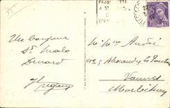 CPA Saint Malo the Gate St Vincent and the Castle