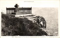 CPA Saint Malo Tombeau de Chateaubriand sur la Grand Be