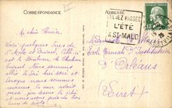 CPA Saint Malo the Tomb of Chateabriand