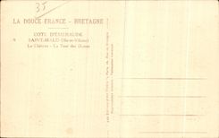 CPA Saint Malo the Castle the Tower of the Ladies